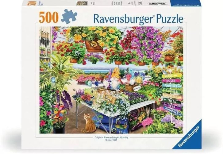 Puzzle 500 –  Nádherné záhradné centrum
