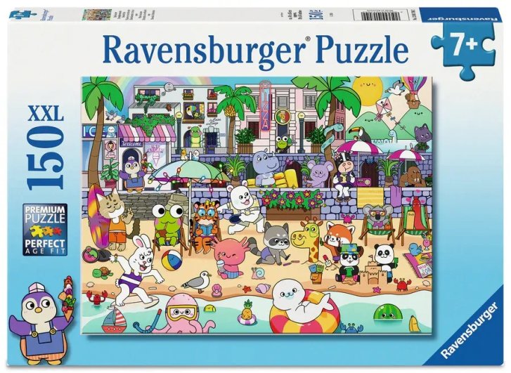 Puzzle 150 – Zábava na plážovej promenáde