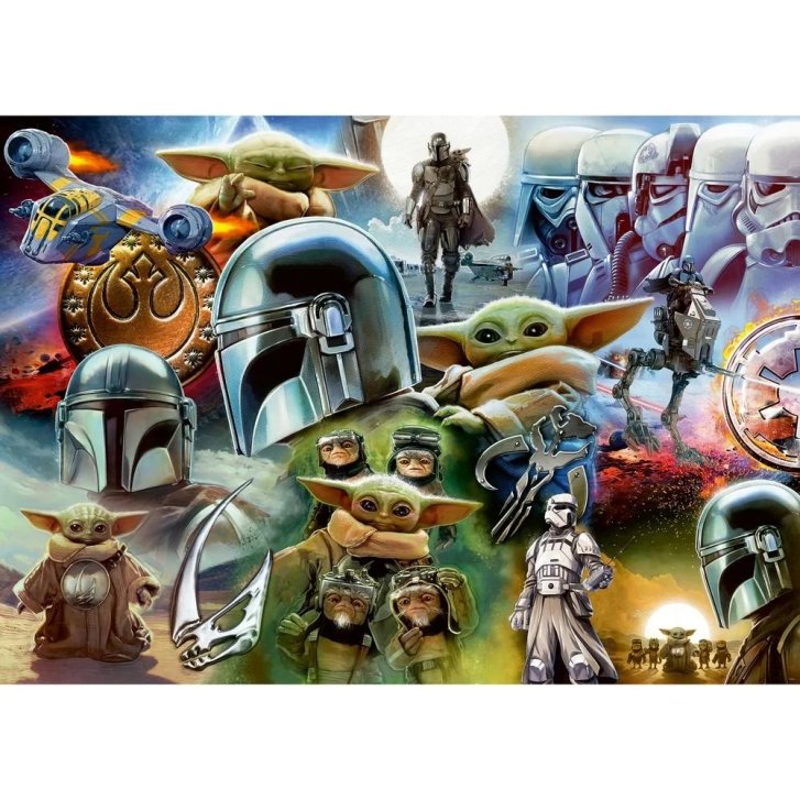 Puzzle 1000 - SW Mandalorian a Grogu