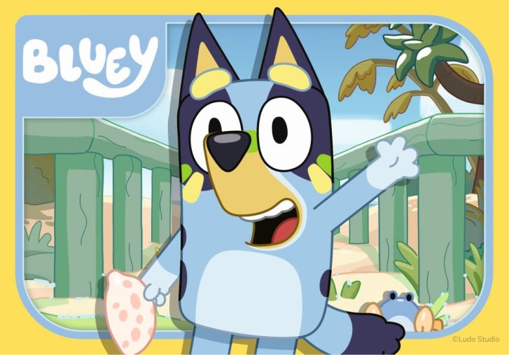 Moje prvé puzzle 4v1 - Bluey