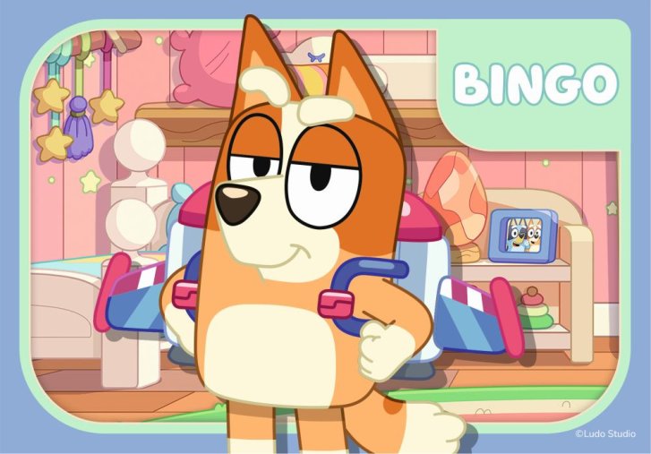 Moje prvé puzzle 4v1 - Bluey