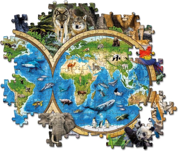 Puzzle 300 – Úžasný svet zvierat