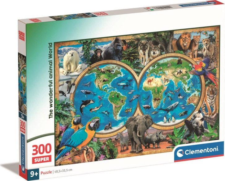 Puzzle 300 – Úžasný svet zvierat