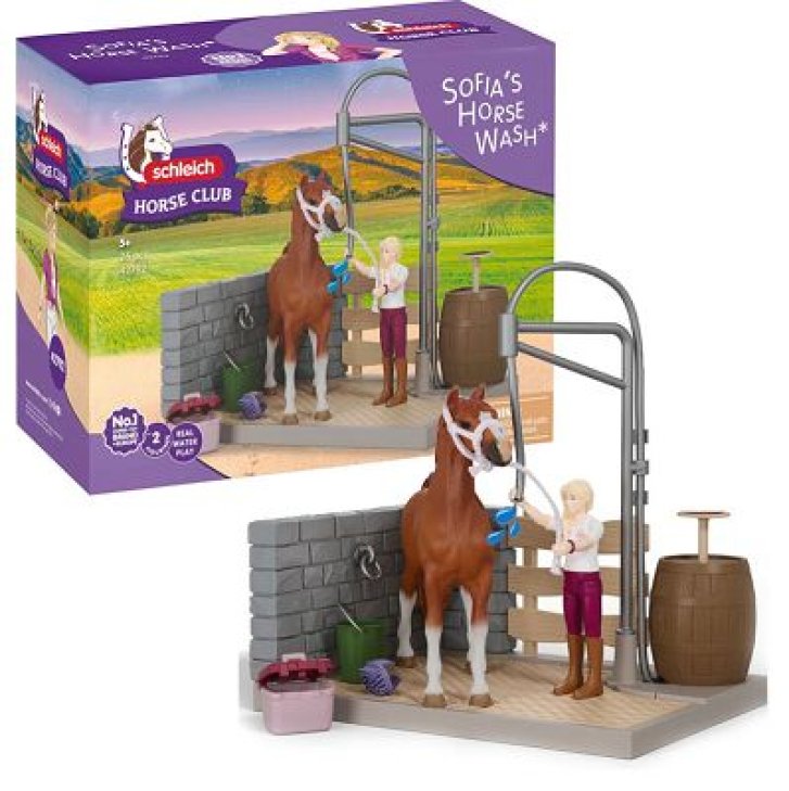 Schleich - Sofiin umývací box pre kone 42792