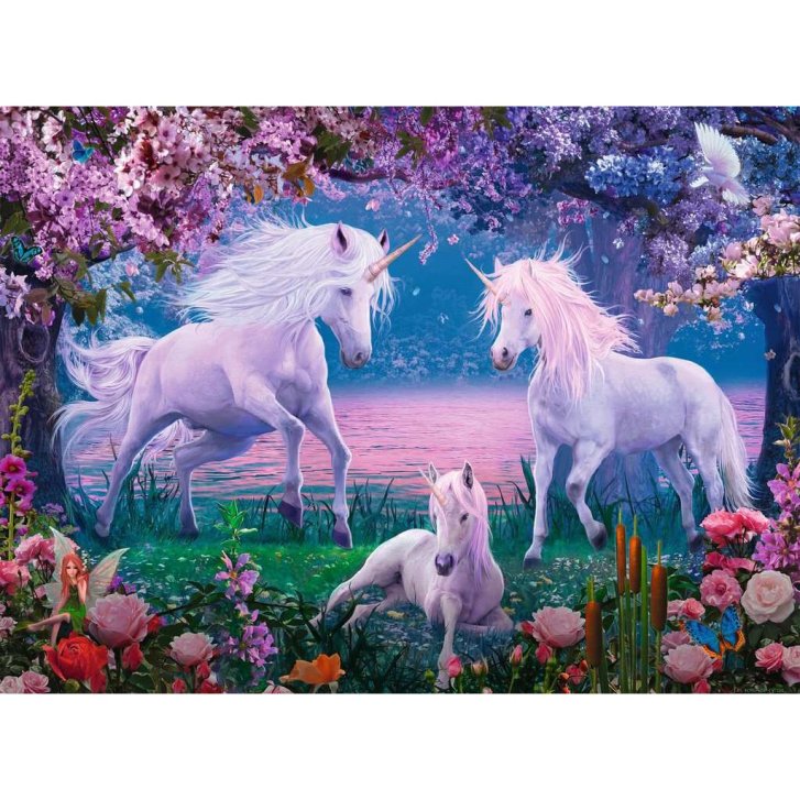 Puzzle 100 XXL – Jednorožce