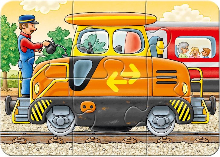 Moje prvé puzzle 4v1 – Dopravné prostriedky