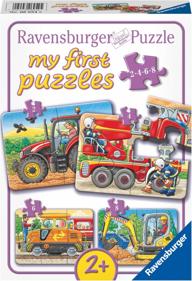 Moje prvé puzzle 4v1 – Dopravné prostriedky