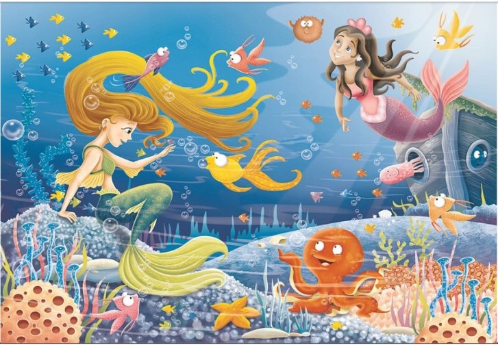 Puzzle 60 – Príbehy morských víl