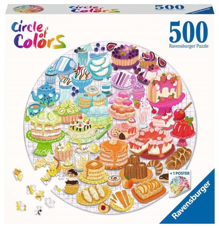 Puzzle 500 – Farebné dezerty