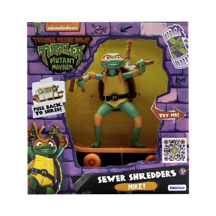 Ninja Turtles - Mikey na skateboarde