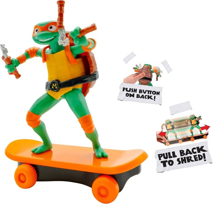 Ninja Turtles - Mikey na skateboarde