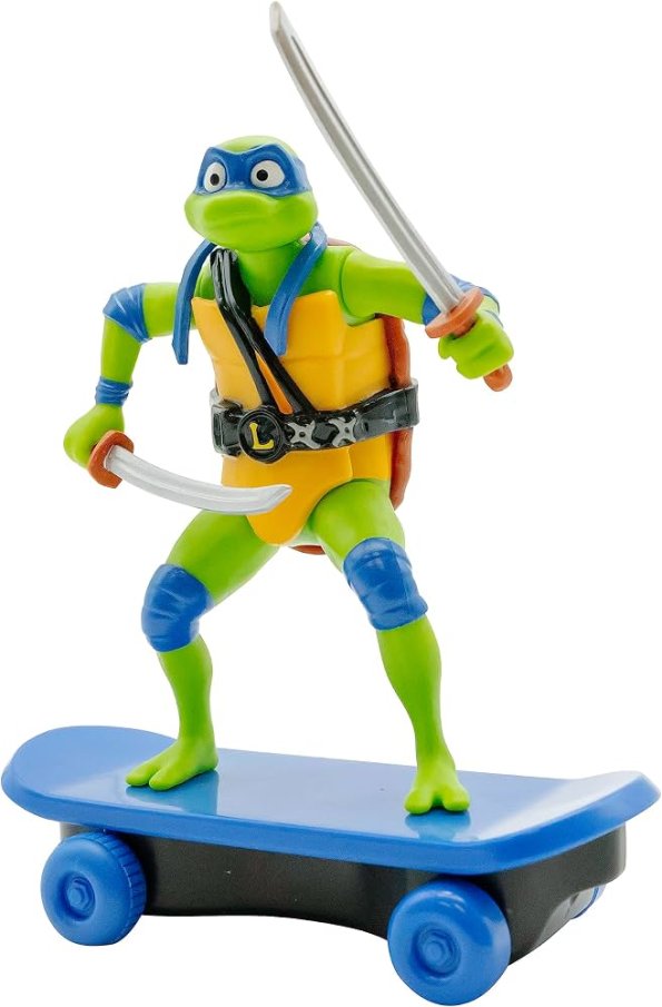 Ninja Turtles - Leo so skateboardom