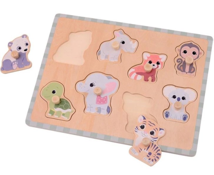 Drevené puzzle – Zvieratká