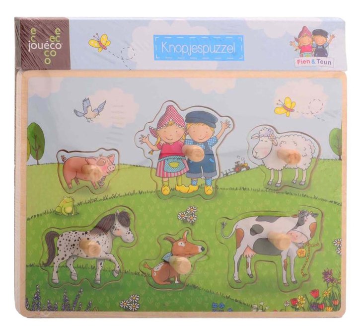 Drevené puzzle – Farma