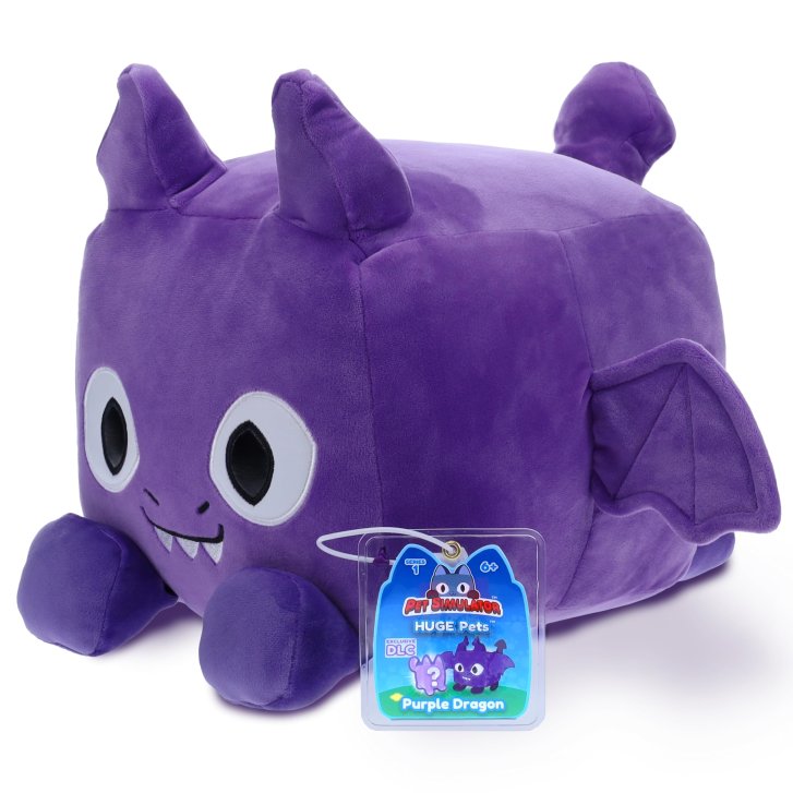 Pet Simulator – Fialový drak 30 cm