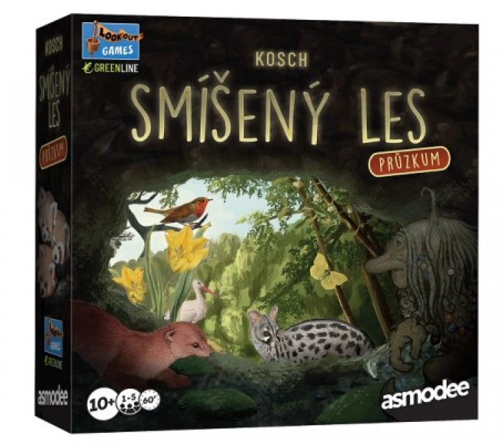 Hra – Zmiešaný les: Priezkum