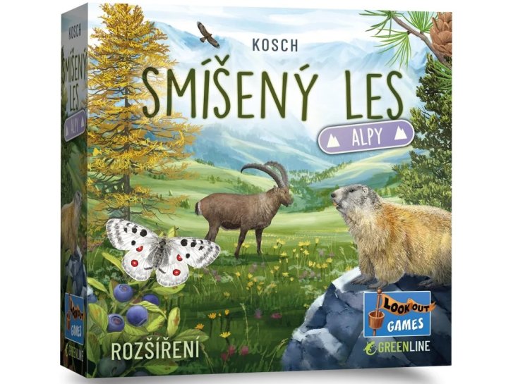 Hra – Zmiešaný les: Alpy