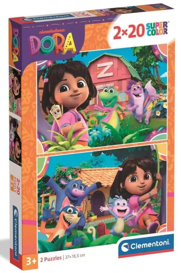 Puzzle 2x20 - Dora prieskumníčka