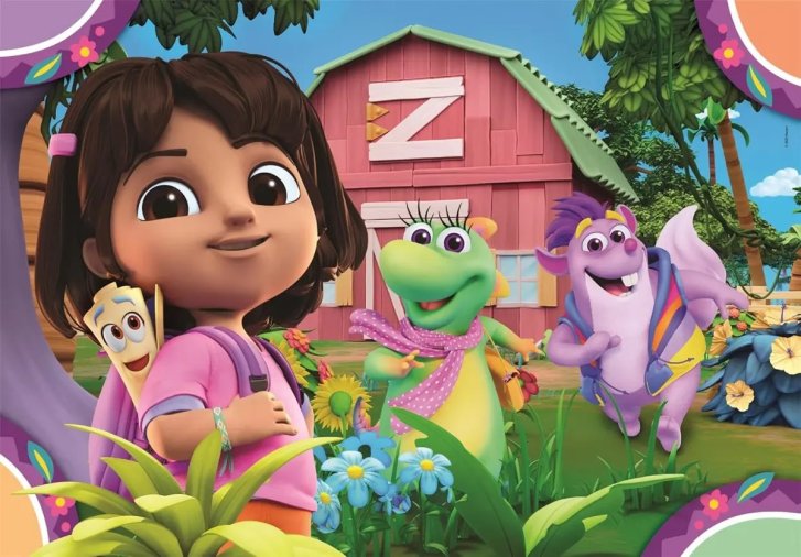 Puzzle 2x20 - Dora prieskumníčka