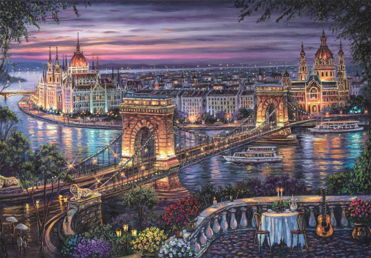 Puzzle 1000 - Svetlá Dunaja