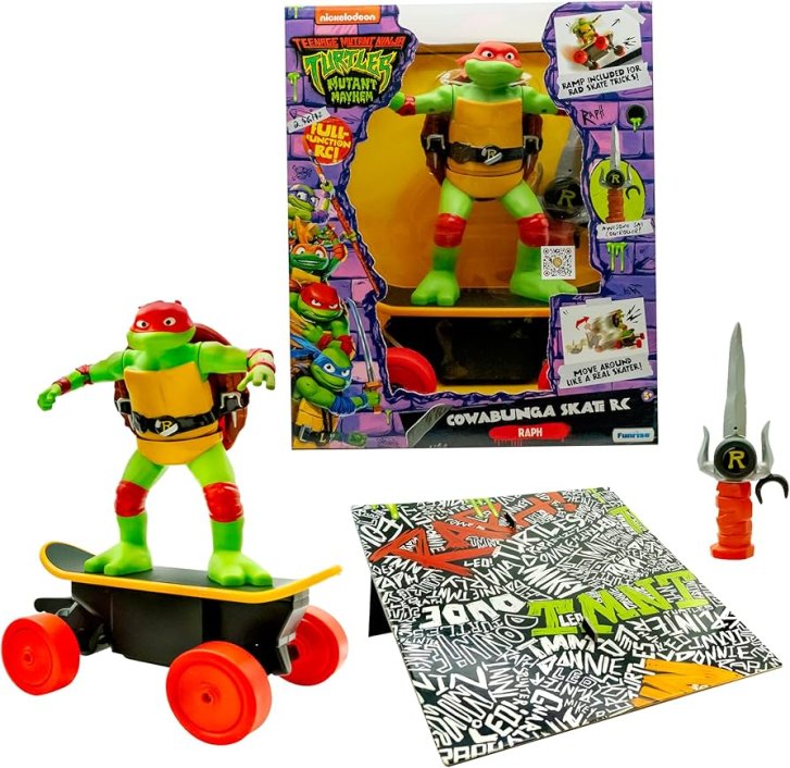 Ninja Turtles - RC Skateboard s Raphom
