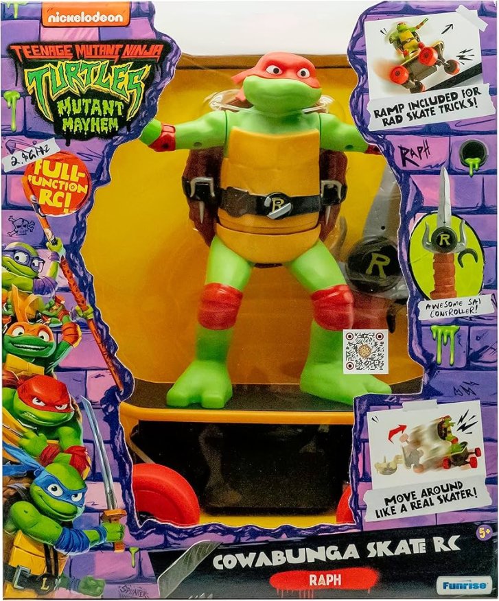 Ninja Turtles - RC Skateboard s Raphom