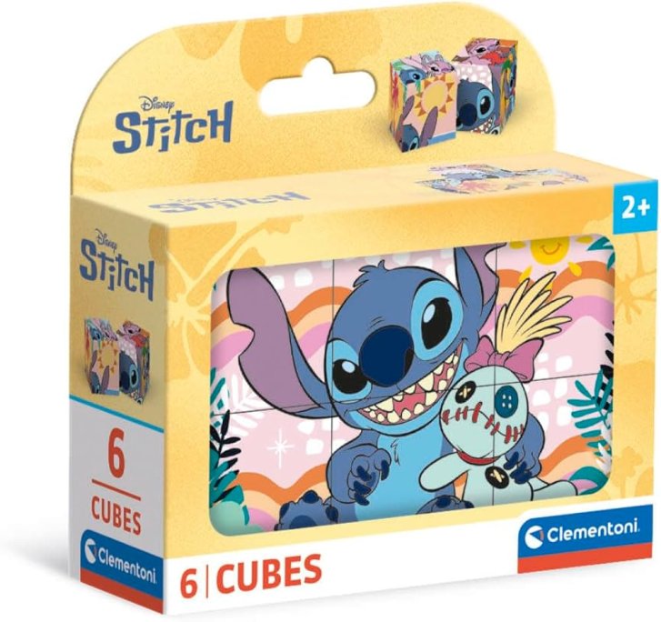 Stitch - Obrázkové kocky 6 ks