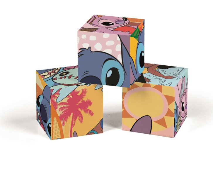 Stitch - Obrázkové kocky 6 ks