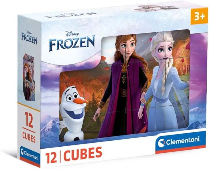 Disney Frozen - Obrázkové kocky 12 ks