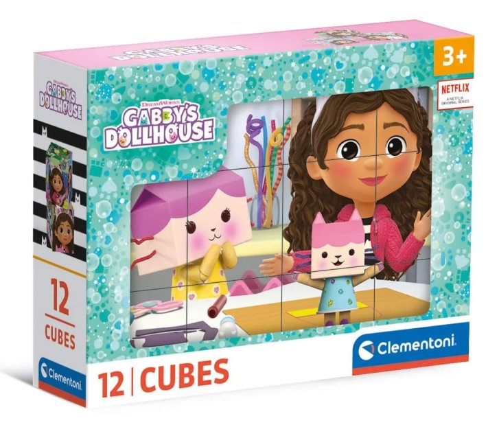Gabby´s Dollhouse - Obrázkové kocky 12 ks