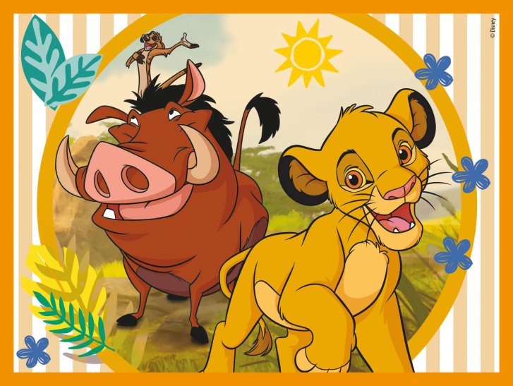 Disney - Obrázkové kocky 12 ks