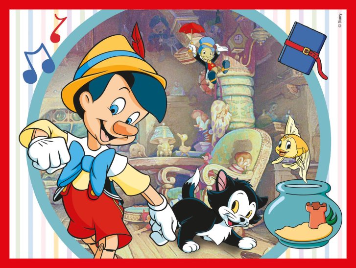 Disney - Obrázkové kocky 12 ks