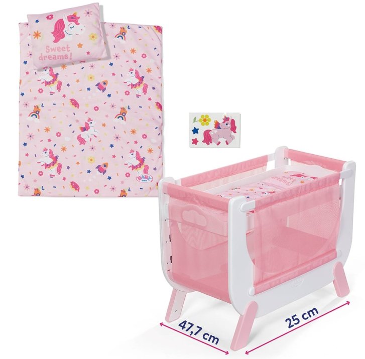 Baby Born – Postieľka Jednorožec