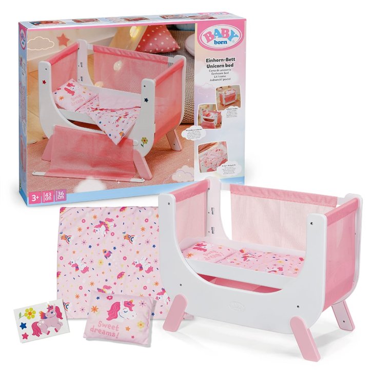 Baby Born – Postieľka Jednorožec