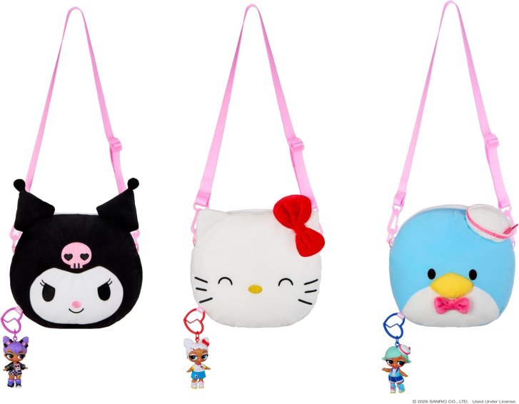 L.O.L. Surprise! – Plyšová taška Hello Kitty a priatelia