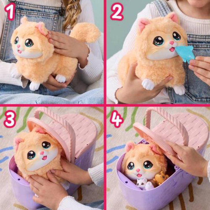 Little Live Pets – Mama mačka s mačiatkami