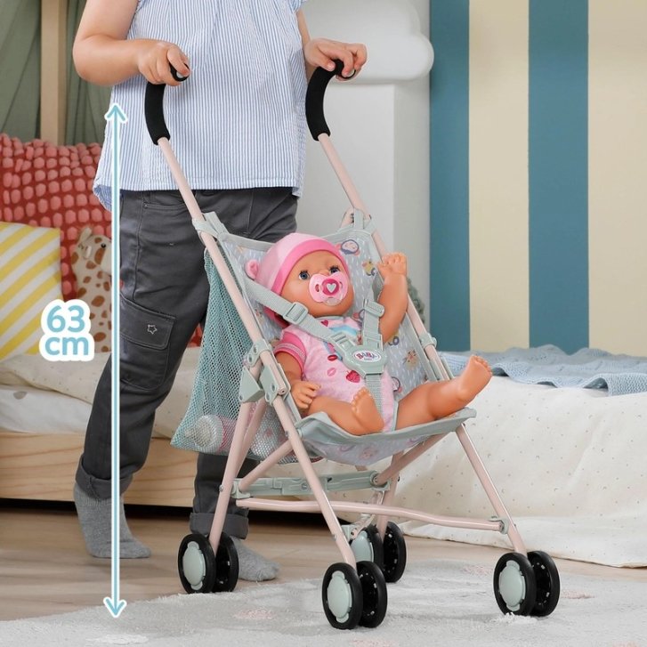 Baby Born - Golfový kočík so sieťkou – zelený