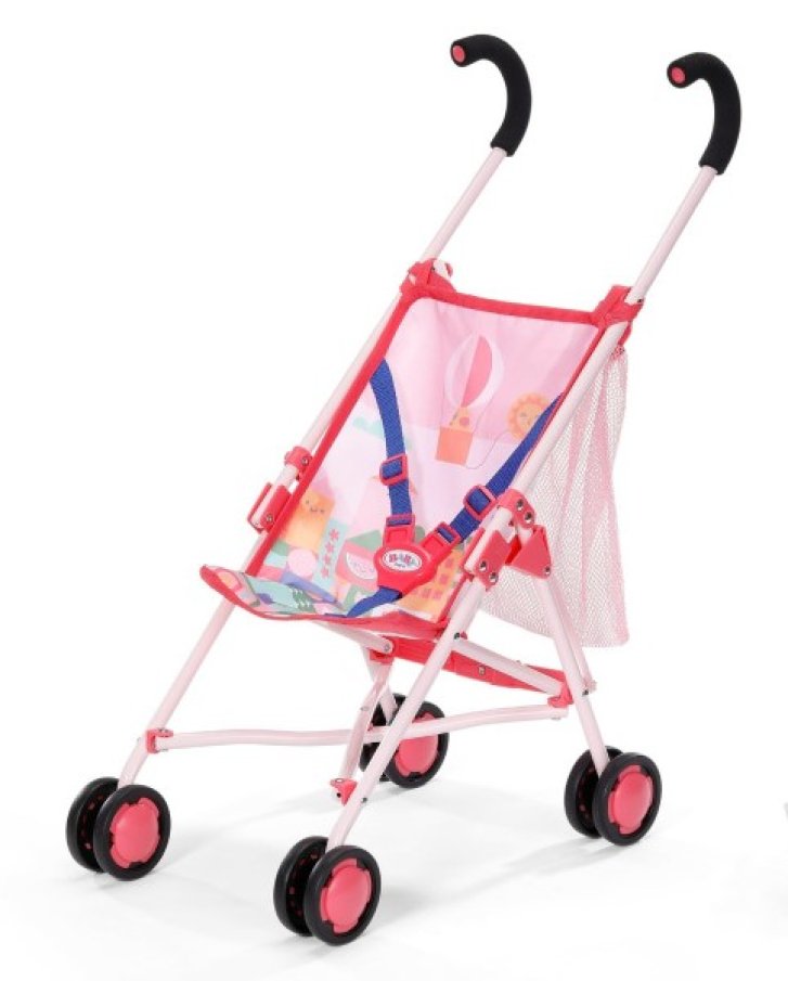 Baby Born - Golfový kočík so sieťkou – ružový