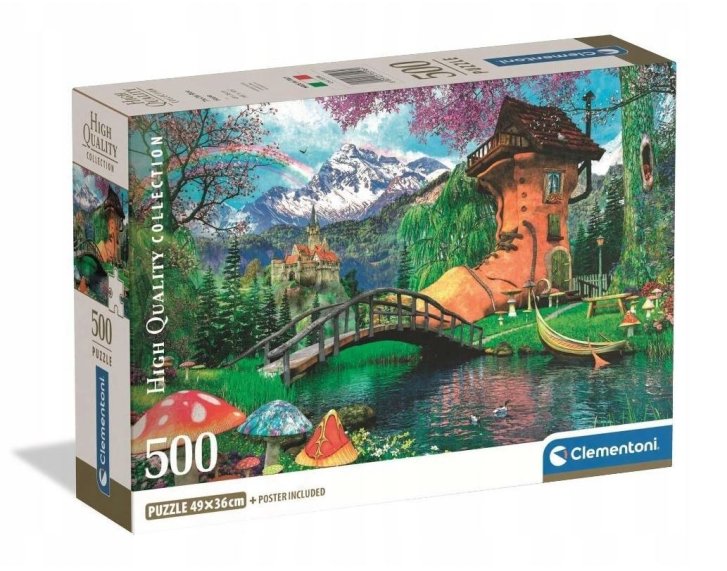 Puzzle 500 – Dom v starej topánke