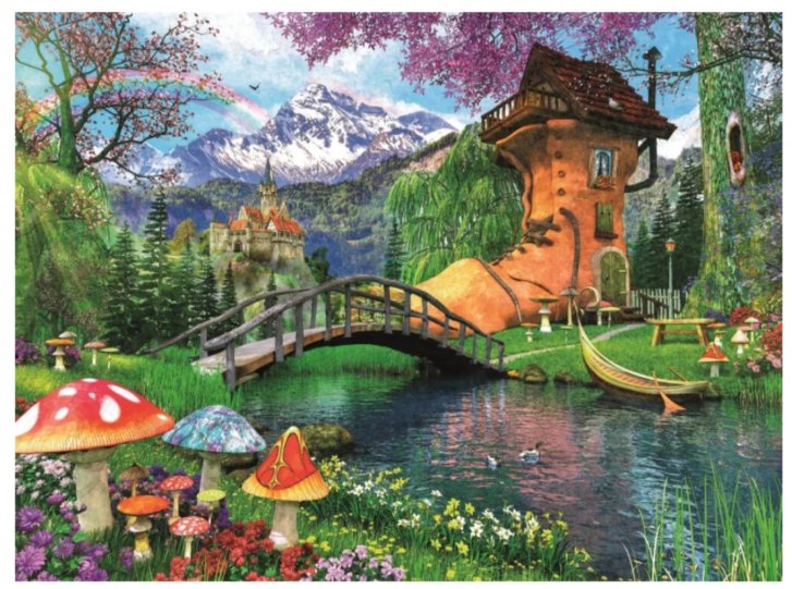 Puzzle 500 – Dom v starej topánke