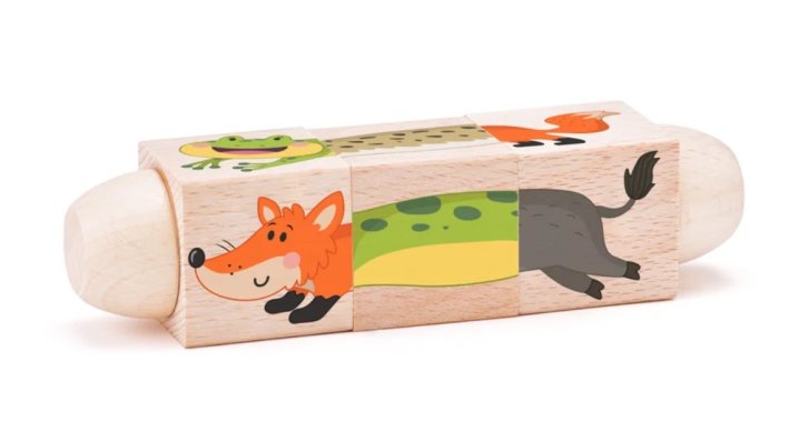 Woody – Drevené kocky otáčacie