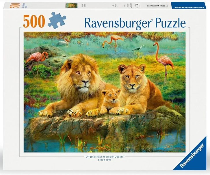Puzzle 500 - Levy na savane