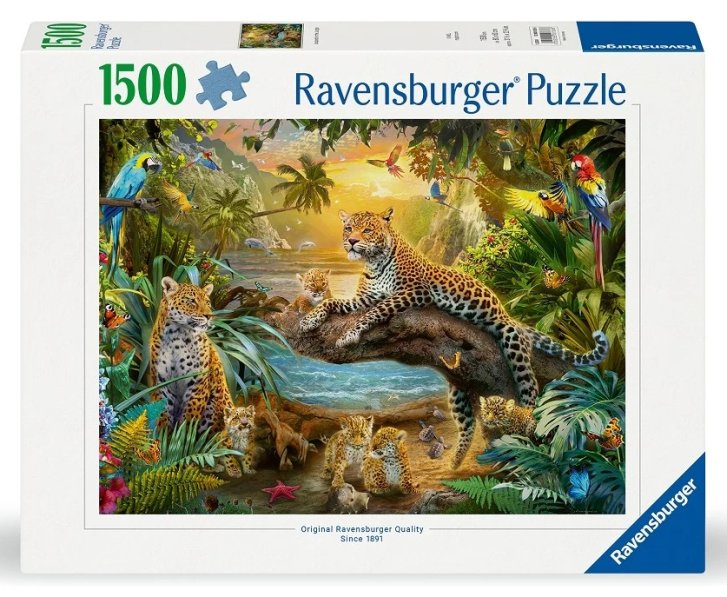 Puzzle 1500 - Leopardy v džungli