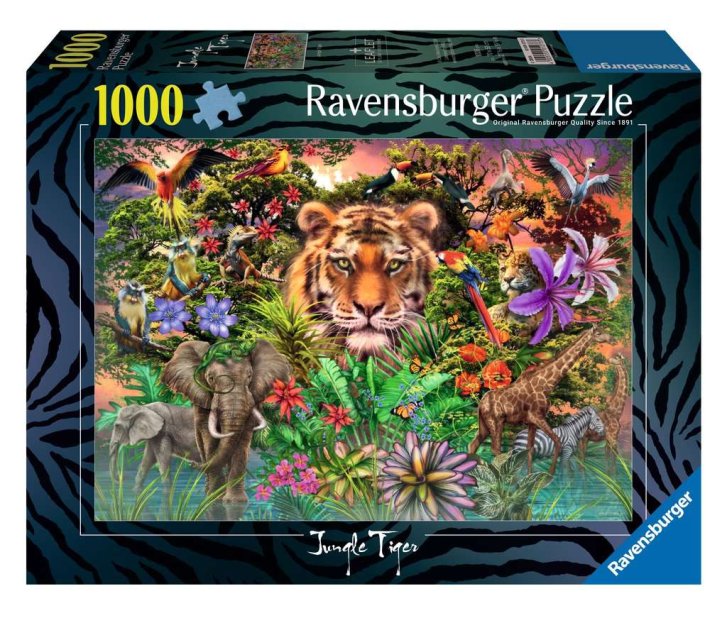 Puzzle 1000 - Tiger z džungle