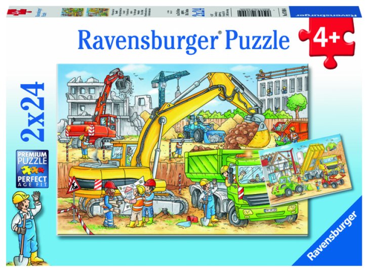 Puzzle 2x24 - Pracovné stroje