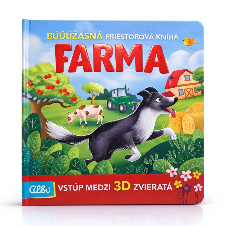 Priestorová 3D kniha - Farma