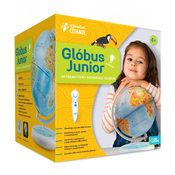 Kúzelné čítanie - Interaktívny hovoriaci glóbus junior