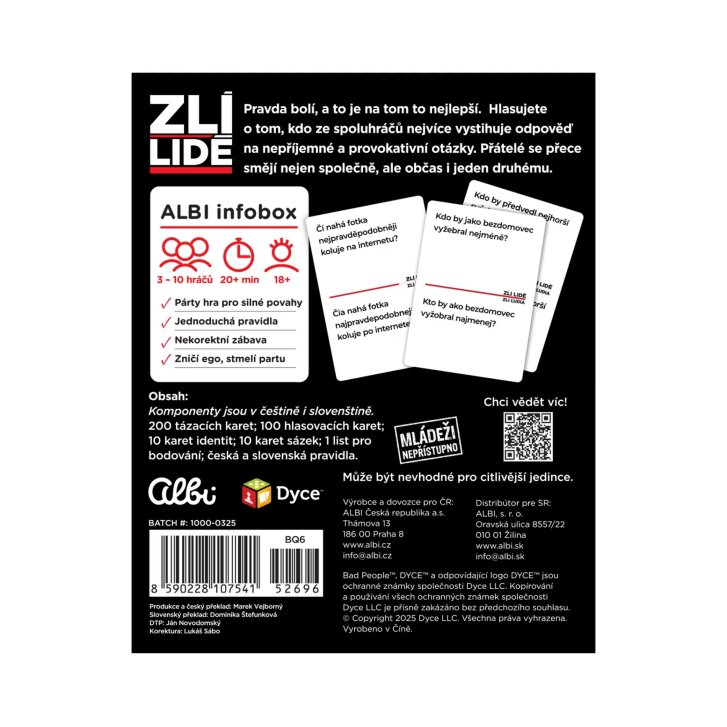 Hra - Zlí ľudia