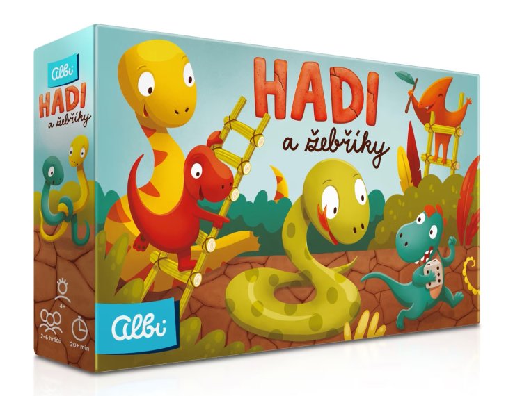 Hra – Hady a rebríky Dinosaury