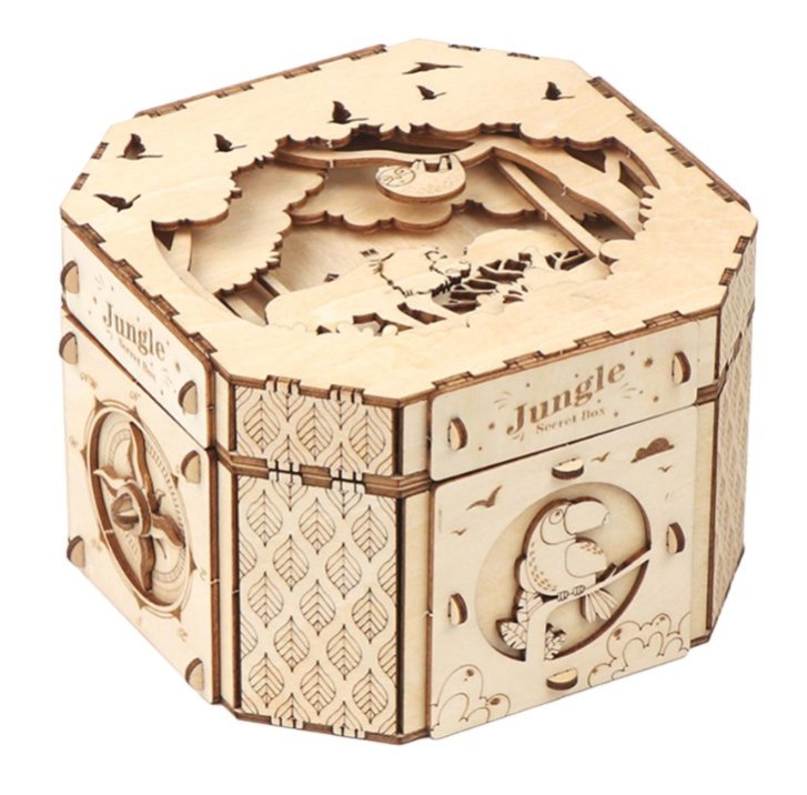 DIY hlavolamový box - Džungľa
